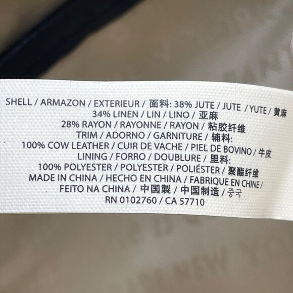 Kate Spade New York Black & White Palm Prin Adjustable Strap Crossbody Bag Sz M - Picture 10 of 11